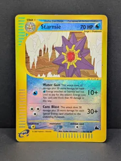 Starmie - 44/144 - Rare - Reverse Holo Pokemon TCG - Skyridge Nintendo MP - Image 1