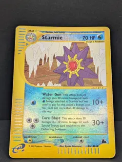 Starmie - 44/144 - Rare - Reverse Holo Pokemon TCG - Skyridge Nintendo MP - Image 3