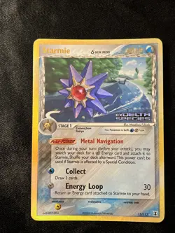 Starmie 15/113 Stamped EX Delta Species Pokemon Card TCG Reverse Holo Rare LP - Image 1