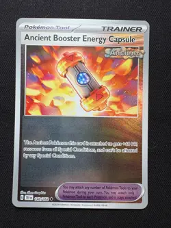 Ancient Booster Energy Capsule 140/162 Reverse LP-NM - Pokemon TCG Temporal TEF - Image 1