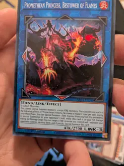 Promethean Bestower of Flames RA03-EN050 Super Rare Yugioh - Image 1
