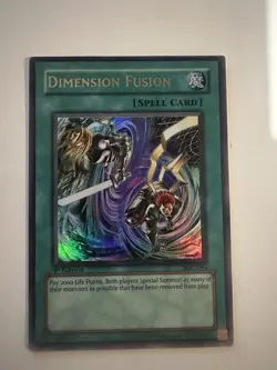Yu-Gi-Oh! TCG Dimension Fusion Invasion of Chaos IOC-094 1st Edition Ultra Rare - Image 1