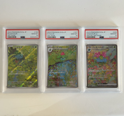 Pokemon Card Bulbasaur Ivysaur Venusaur 166 167 168 JAP 151 PSA 10 sequenziale - Image 1