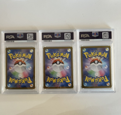 Pokemon Card Bulbasaur Ivysaur Venusaur 166 167 168 JAP 151 PSA 10 sequenziale - Image 2