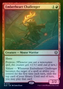 Emberheart Challenger (Foil) (BLB) Bloomburrow - NM - Image 1