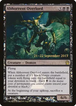 MTG ABHORRENT OVERLORD EXC FOIL - SIGNORE SUPREMO RIPUGNANTE - PROMO - MAGIC - Image 1