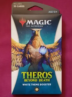Magic The Gathering THEROS BEYOND DEATH New Sealed WHITE THEME BOOSTER Pack MTG - Image 1