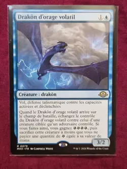 MTG Drakon d'orage volatil/Volatile Stormdrake Horizons du Modern 3 MH3 VF/FR - Image 1