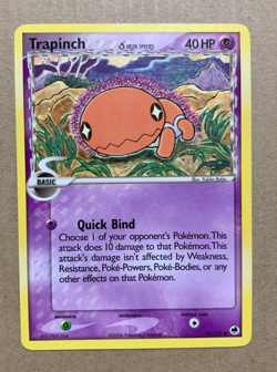 Trapinch 69/101 EX Dragon Frontiers - Common Pokemon Card - NM/Mint - Image 1