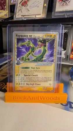 Rayquaza ex (Delta Species) 97/101 Pokemon Tom Roos 2007 World Championship HP - Image 1