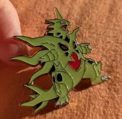 Mega Tyranitar EX 2015 Official Pokemon Collectors Enamel Pin TCG - Image 3