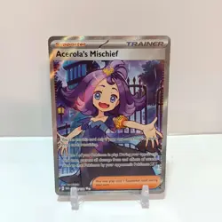 Pokemon Acerola's Mischief 165/132 NM Mega Evolution - Image 1