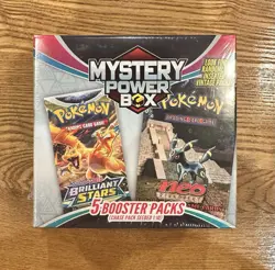 Pokemon Mystery Power Box Chase Pack Seeded 1:10 NEW SEALED (5 Booster Packs) - Image 1