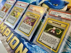 2000 Pokemon Gym Challenge Giovanni, Sabrina, Koga, Blaine Holo 1st Ed. PSA 10! - Image 4