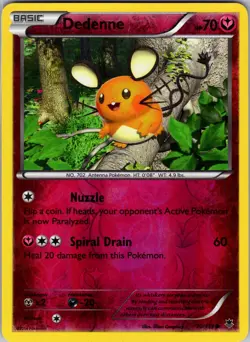 Dedenne 70/119 XY - Phantom Forces Pokemon TCG LP-NM - Image 1