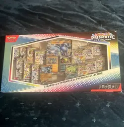 Pokemon TCG Prismatic Evolutions Lucario Ex Tyranitar Ex Premium Collection New - Image 1