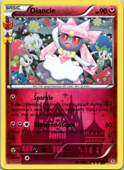 Diancie RC22/RC32 Generations: Radiant Collection Holo Pokemon TCG NM / LP - Image 1