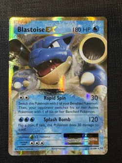 Pokemon TCG Blastoise EX 54/160 XY Primal Clash LP+ Condition - Image 1