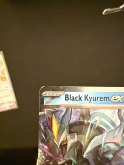 Black Kyurem ex 048 2024 Pokemon Surging Sparks RR Stamped Promo Card (a) - Image 2