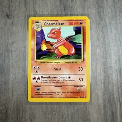 CHARMELEON - Base Set - 24/102 - VINTAGE WOTC - Pokemon Card - Unlimited - LP - Image 1