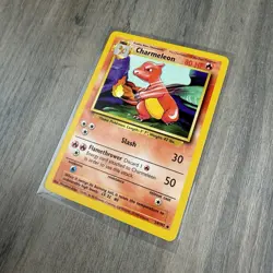 CHARMELEON - Base Set - 24/102 - VINTAGE WOTC - Pokemon Card - Unlimited - LP - Image 2