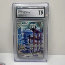 Pokemon Scarlet & Violet Paradox Rift Steelix Illustration Rare 208/182 CGC 10 - Image 1