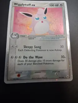 Pokemon Wigglytuff ex 101/101 EX Hidden Legends Holo Ultra Rare LP. Fast Ship - Image 2