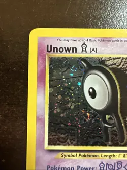 Unown 14/75 Holo Rare Pokemon TCG Neo Discovery WOTC SWIRL VLP - Image 2
