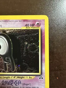 Unown 14/75 Holo Rare Pokemon TCG Neo Discovery WOTC SWIRL VLP - Image 3