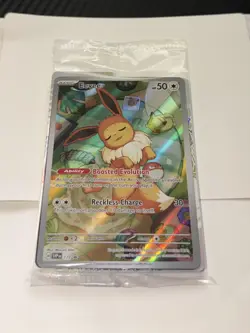 Pokemon TCG Eevee 173 Full Art Black Star Promo Prismatic Evolutions SEALED - Image 1