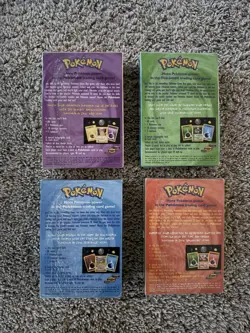 Original NIB Factory Sealed Pokemon Deck-Overgrowth, Zap, Blackout And Brushfire - Image 2