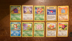 10 VINTAGE Pokemon Cards from Various Classic Sets!! - Image 1