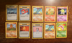 10 VINTAGE Pokemon Cards from Various Classic Sets!! - Image 1