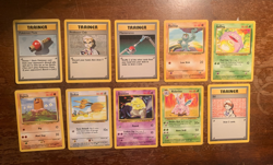 10 VINTAGE Pokemon Cards from Various Classic Sets!! - Image 1