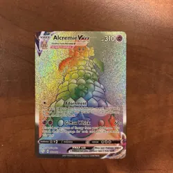 Alcremie VMAX 073/072 Shining Fates FA Rainbow Secret Rare Holo Pokemon Card NM - Image 1