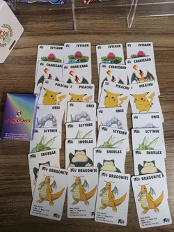 RARE EXCELLENT ! 1998 KFC Pokemon Cards Promo 1st EVER ENGLISH POKEMON BOX SET - Image 1