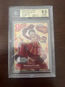 Monkey.D.Luffy (Bandai Card Games Fest 24-25) P-080 OP Promotion Cards BGS 9.5 - Image 1