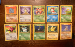 10 VINTAGE Pokemon Cards from Various Classic Sets!! - Image 1
