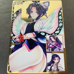 Goddess Story Gold METAL Card - Serial Number #090/200! Demon Slay Anime Girl - Image 1