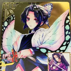 Goddess Story Gold METAL Card - Serial Number #090/200! Demon Slay Anime Girl - Image 2