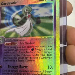 Pokemon Reverse Holo Gardevoir 7/109 Ruby and Sapphire 2003 Vintage MP/LP Card - Image 3