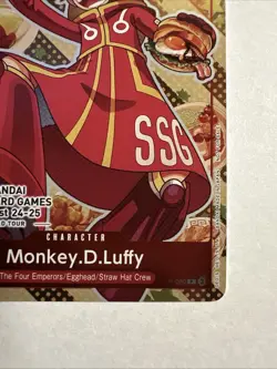 Monkey D Luffy Bandai Card Games Fest 24-25 P-080 One Piece Promo Cards - Image 4