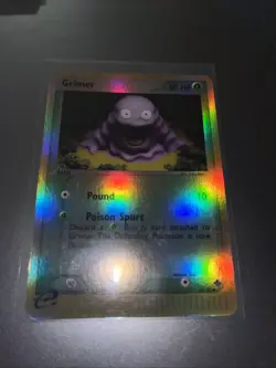 Pokemon 2003 TCG Grimer Reverse Holo Card 57/97 EX Dragon NM Condition - Image 1