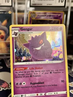 Gengar SWSH052 SWSH: Sword & Shield Promo Cards Holo Mini Swirl ✨ - Image 2