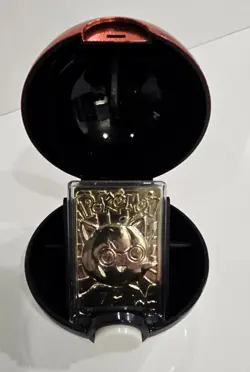 1999 Jiggly Puff #39 23 Karat Gold Plated Pokemon Trading Card Burger King COA - Image 1