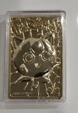 1999 Jiggly Puff #39 23 Karat Gold Plated Pokemon Trading Card Burger King COA - Image 3