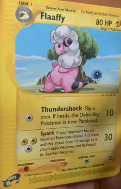 FLAAFFY - 47/147 - Aquapolis - Uncommon - Pokemon Card - NM - Image 1