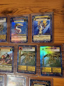 Vintage RARE Digimon Card Lot - 10 Holos, Seraphimon, Metalseadramon×2 - Image 3