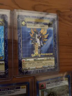 Vintage RARE Digimon Card Lot - 10 Holos, Seraphimon, Metalseadramon×2 - Image 4
