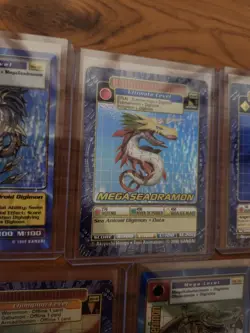 Vintage RARE Digimon Card Lot - 10 Holos, Seraphimon, Metalseadramon×2 - Image 5